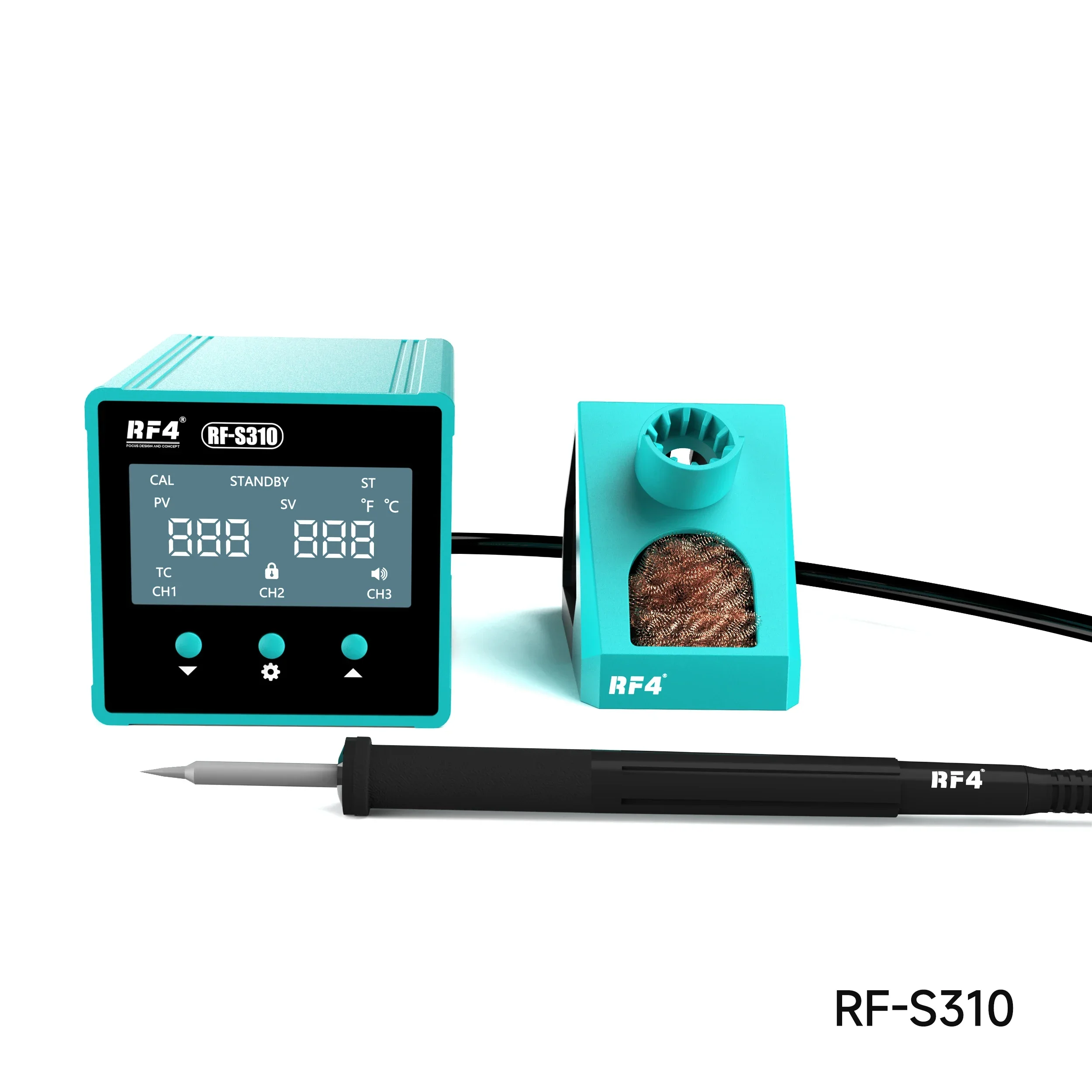 RF-S310 지능형 온도 제어 정전기 방지 휴대폰 수리 용접 스테이션, 자동 시간 수면 온도 범위 150-480 ℃