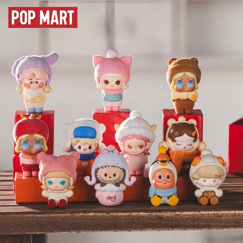

Лидер продаж, оригинальные милые плюшевые игрушки Popmart, теплые и приятные фигурки-сюрпризы, слепая коробка, милые украшения, коллекция подарков
