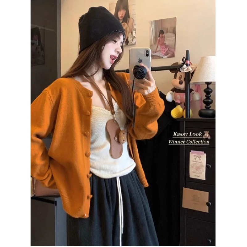 

Высококачественный женский вязаный кардиган, свитер, верхняя одежда, весна-осень Nu Hangzhou Four Seasons een, большое пальто Lang, топ