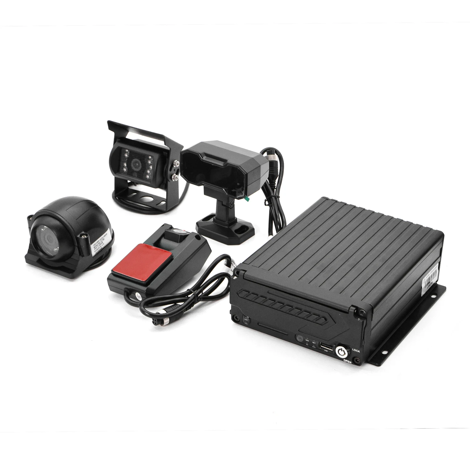 

AI ADAS DSM 1080P Digital Video Recorder Fatigue Detection MDVR 4CH GPS 4G Mobile DVR with SD+HDD for Truck Bus Taxi AI MDVR