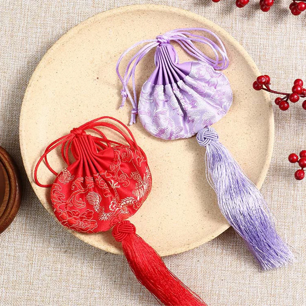 

Chinese Sachet Bag Empty Aromatic Pouch Portable For Dried Flowers Costume Festival Supply Decorative Sachet Holder Home Daily