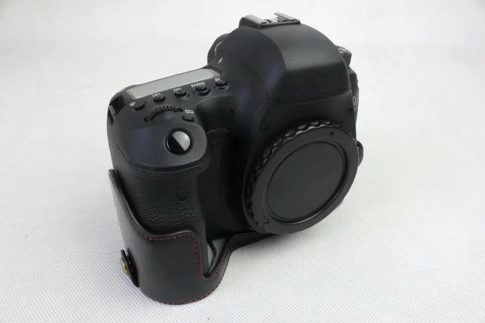 Leather Camera Protect Half Case Grip for Canon EOS 6D Mark II 6D2