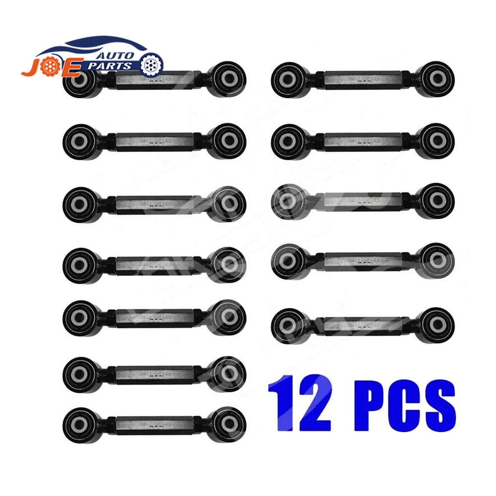 

BV615K743AA 12pcs Adjustable Rear Suspension Tie Bar Link Control Arm For Ford Focus Mk2 MK3 2005-2014 KUGA MK2 2013-2019