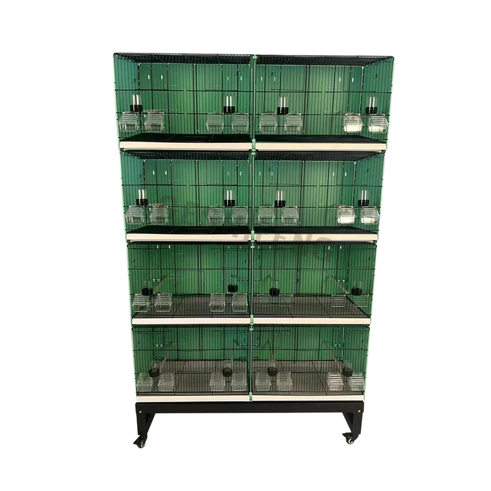 

Проволочная стальная клетка для разведения попугая Cag, большая клетка для разведения на продажу, многослойная подвижная клетка для птиц Love Bird Cage