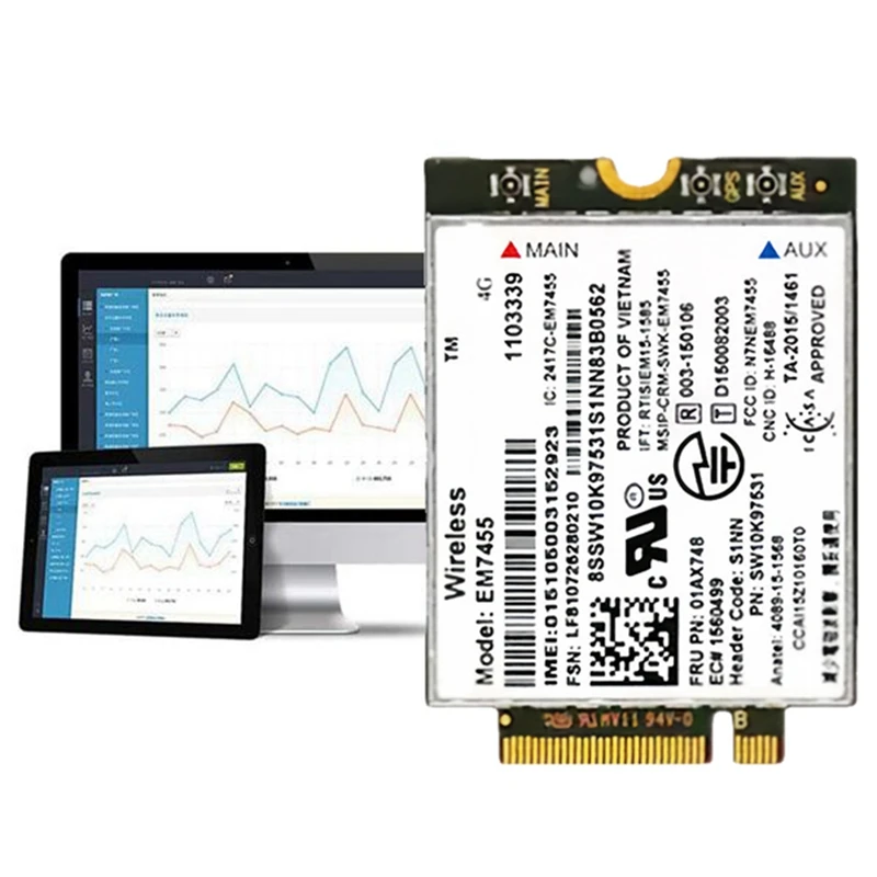 EM7455 Module 4G LTE Card FRU 01AX748 for Lenovo Thinkpad T460 T560 New Arrivals in Stock