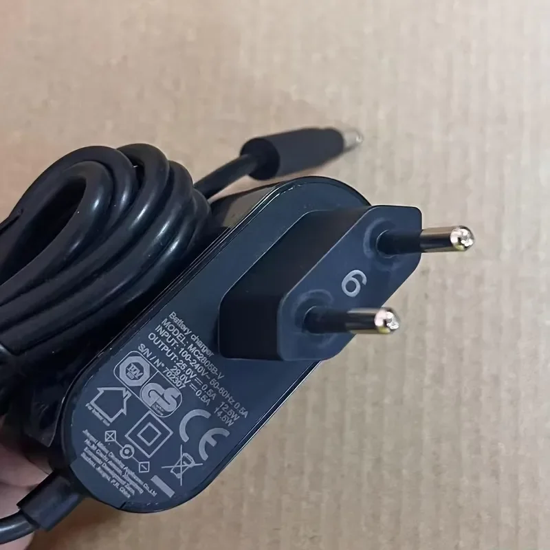 25V 0.5A EU Charger for Midea V5 P5s P5 P6 Vacuum Cleaner Power Supply Adapter Replacement Part Home Cleaning Accessory