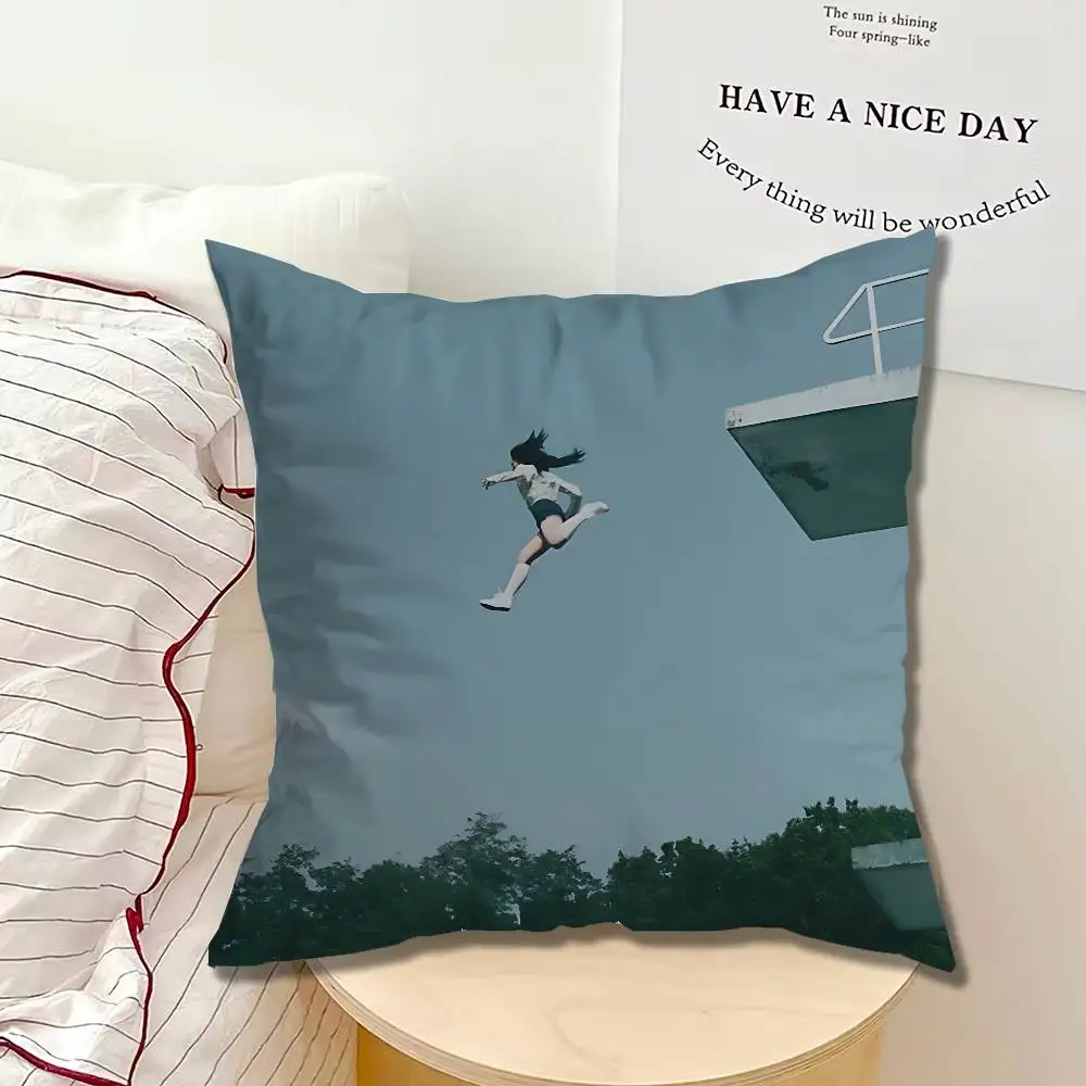 All About Lily Chou-Chou Single Throw Pillow Case Cover Sofa Cushion Home Room Decor