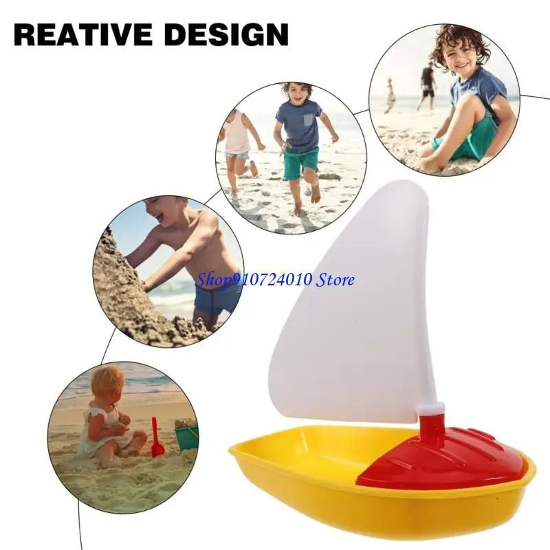 77HD المحمولة قوارب الشراعية مغامرة للأطفال يلعبون في شاطئ البلياردو أو حوض الاستحمام 3 6