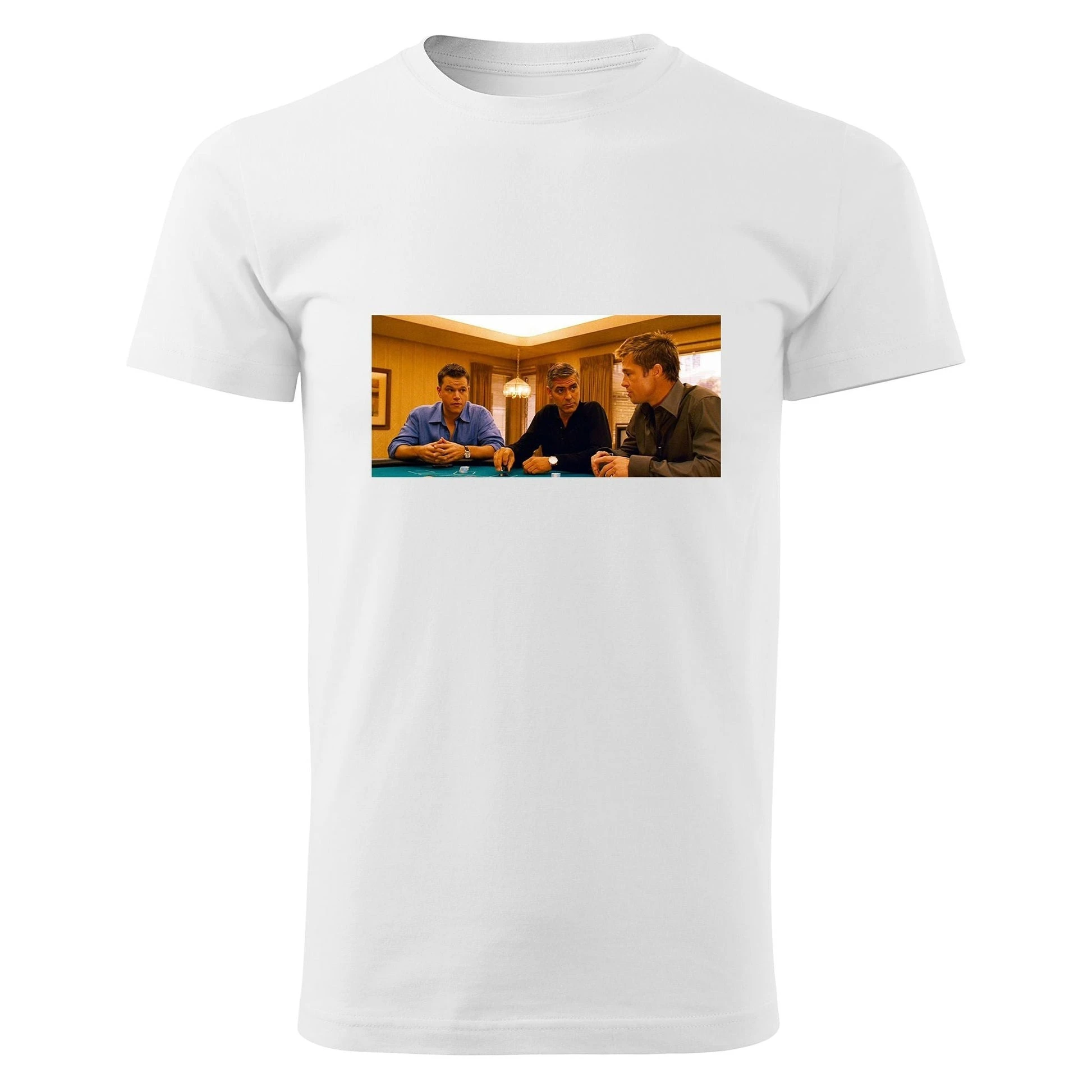 

Oceans Eleven Graphic Printing Summer Luxury Brand Cotton Men's and Women's T-Shirts Short Sleeves Street Fashion Trend Clothing