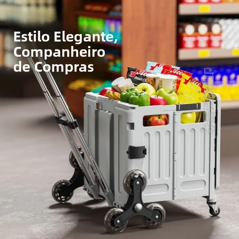 portable-lightweight-stainless-steel-hand-pulling-shopping-cart-foldable-vegetable-buying-carts-with-plastic-body-and-retract