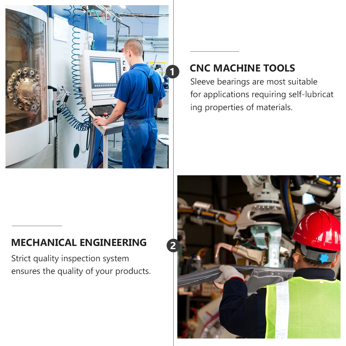 

3pcs Steel Bushing Sleeve Bearing Guide High Quality Friction Wear Resistance Low Noise CNC Mechanical Engineering Self