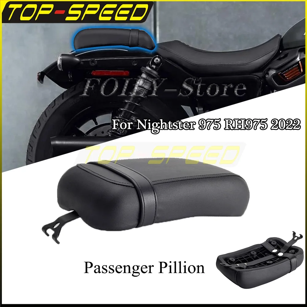 

For Nightster RH975 Accessories Motocycle Rear Sundowner Passenger Pillion Rear Seat Cushion Pad for Harley 975 RH 975 2022 2023