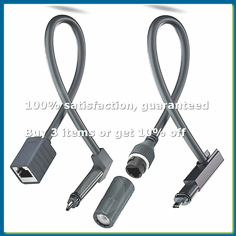 For RJ45 Gen2 Cable Extension RJ45 Female Connectors Designed for Gen 2 Dishy and Router-A82Z