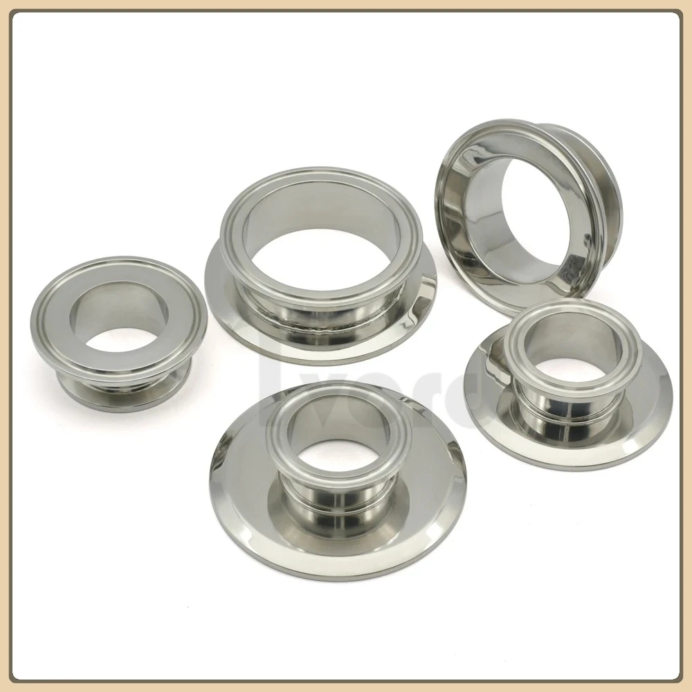 

Three Clip Reducing Flange End Cap 1.5 "2" 3 "4" SS304 Stainless Steel 50.5 64 91 119mm Sanitary Household Beer Pipe Fittings