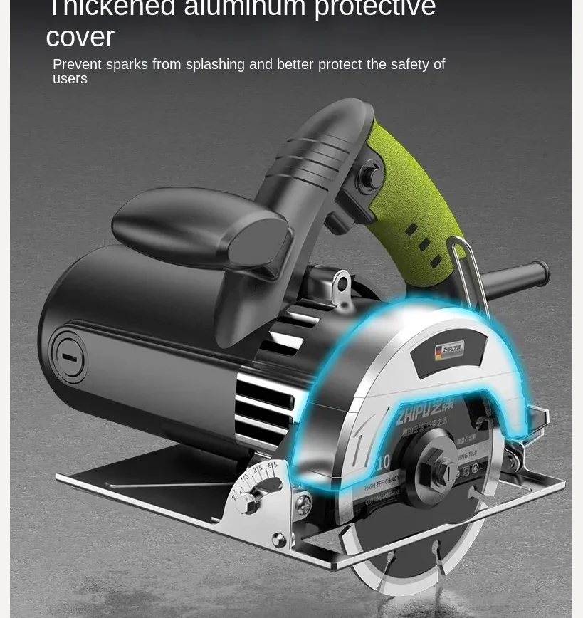 220V High-Quality Woodworking and Stone Cutting Machine with Electricity for Home Use QCC