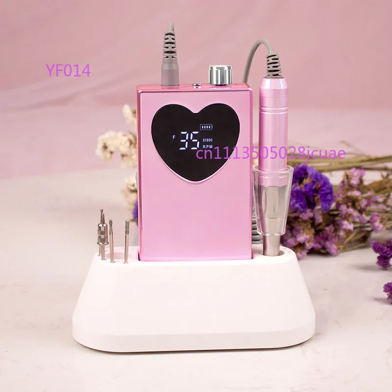 

Electric Silent Nail Remover Hollow Cup Portable Power Storage Professional Nail Polisher Pre-processing Peeling Tool