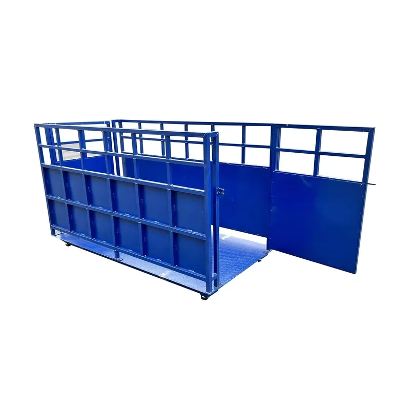 Heavy Duty Livestock Weighing Scale 1T 2T 3T Digital Platform for Cattle Sheep Pig Farm Animal Weight Measurement Equipment