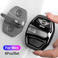 4PCS Car Door Lock Cover Stainless Steel Protection Accessories For Mini Cooper Countryman R60 R50 One JCW F54 F60 R58 R59 R61