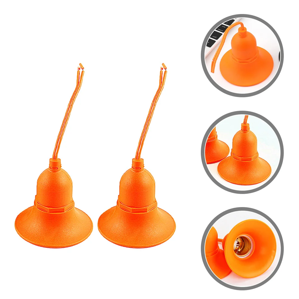 

2Pcs Waterproof E27 Lamp Sockets Durable Antiaging Light Bulb Socket Replacement Outdoor Lighting Light Socket