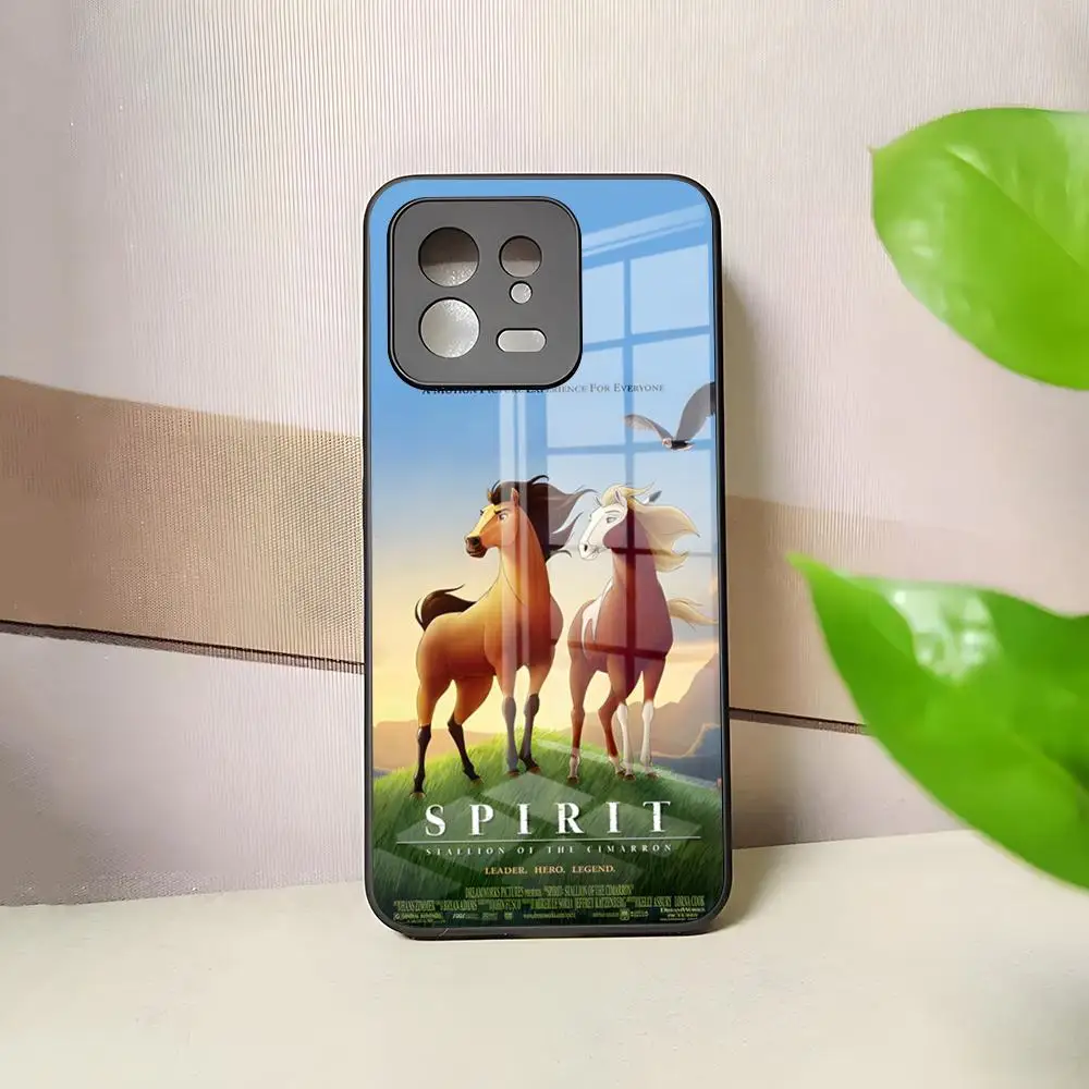 Funda de teléfono Spirit Stallion Horse para Xiaomi 14 Lite 12 Pro 11t 13 Lite POCO M6 M5 X6 X5 X3 F5 F6 Pro cubierta de cristal