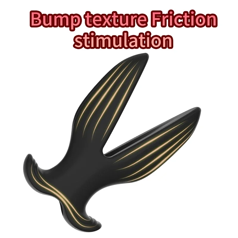 New Opening Hollow Anal Dilator Anal Expander Vagina Speculum Butt Plug Tunnel Silicone Plug Erotic Sex Toy for Women Men Gay SM