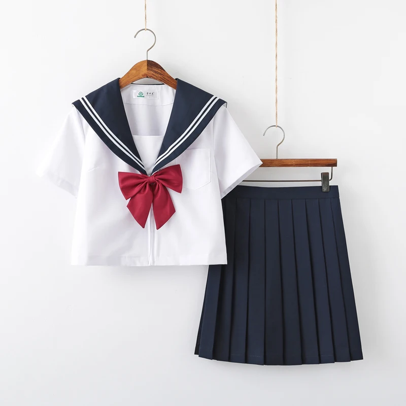 コスプレ-女の子と女性のための制服,日本の長袖Tシャツ,日本のセーラーのためのファッショナブルで魅力的