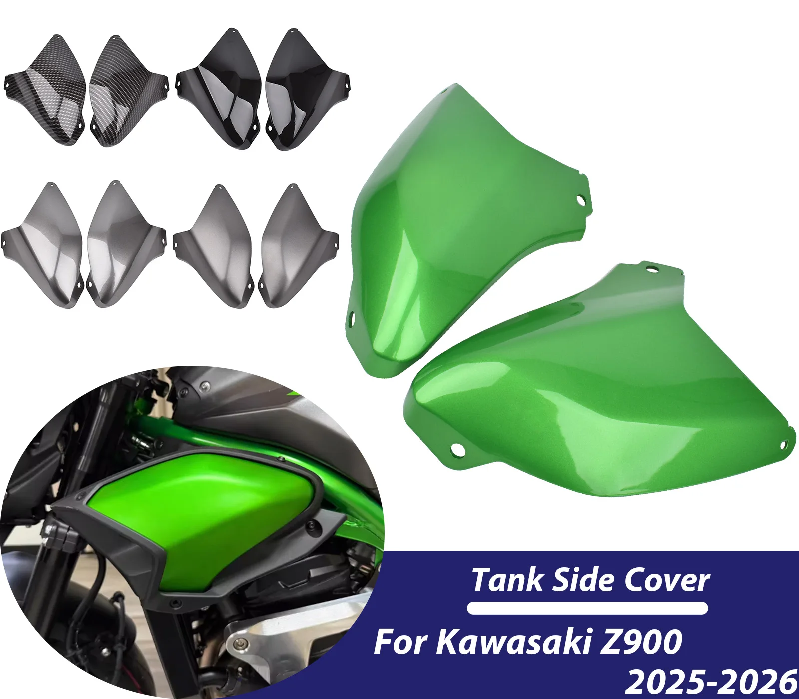 Z900 Air Inlet Cover Side Gas Guard For Kawasaki Z 900 SE Z900SE 2025 2026 Motorcycle Water Tank Side Protection Accessories