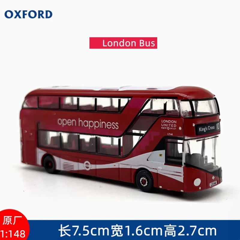 OXFORD moulé sous pression 1: 148 N échelle London Bus alliage Simulation voiture modèle Collection affichage décoration jouet cadeaux