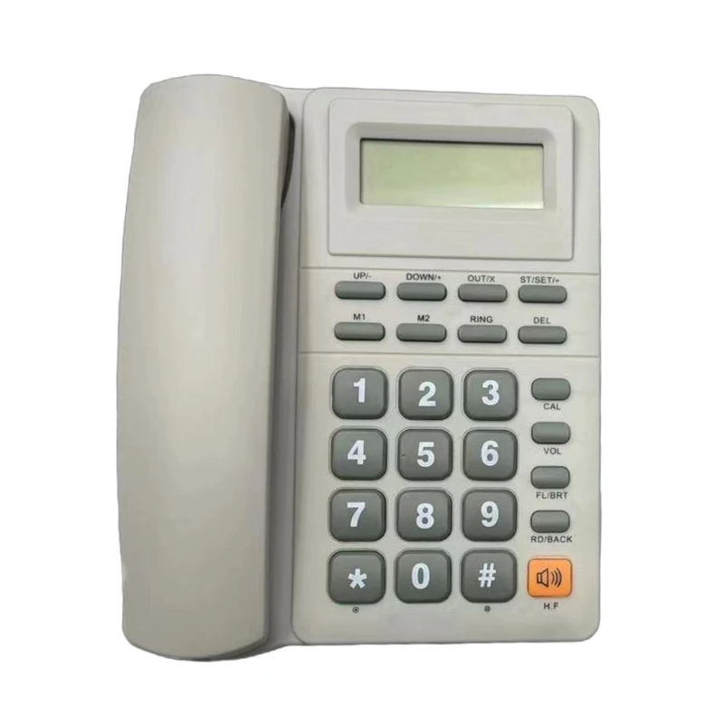 2026 Landline Phone Desk Phone English Fixed Telephone for Office Hotel with Caller Display LCD Redial