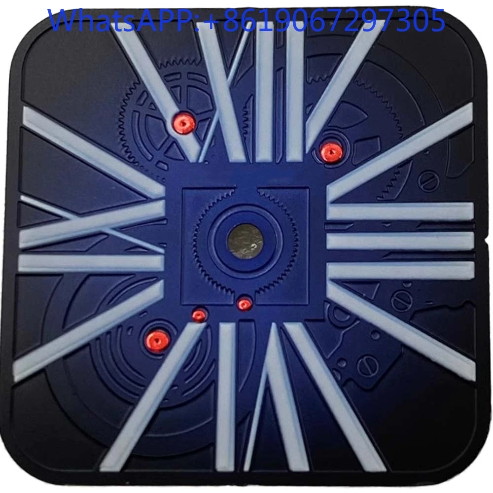 NH35/36/38/70 자동 무브먼트 모드 부품 nh35 케이스에 적합한 빈티지 매트 질감 스퀘어 중공 다이빙 시계 다이얼