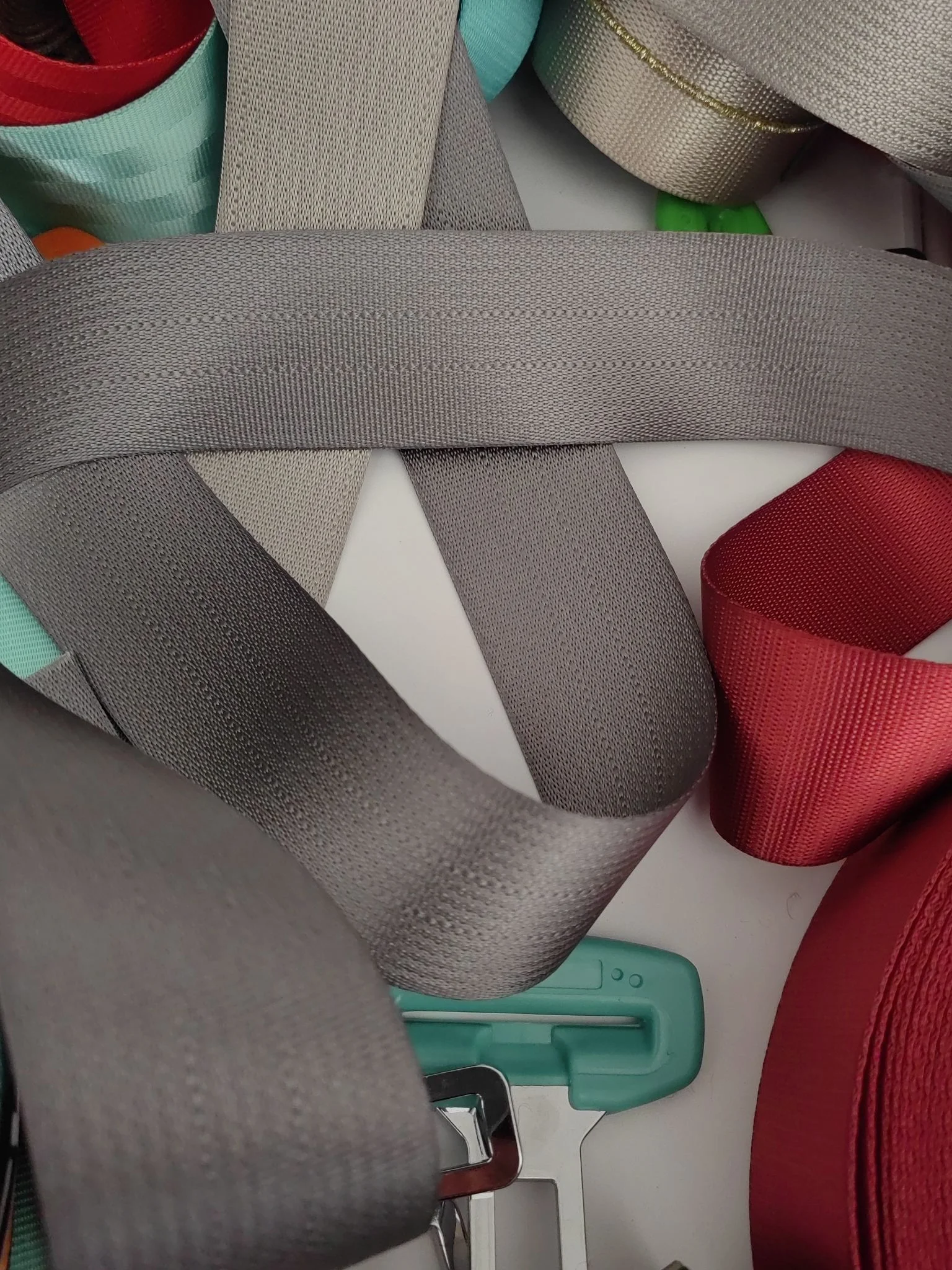 joormom 3M-30M Dark Grey Car Seat Belt Webbing Personalized Modification Seat Webbing Car Accessories