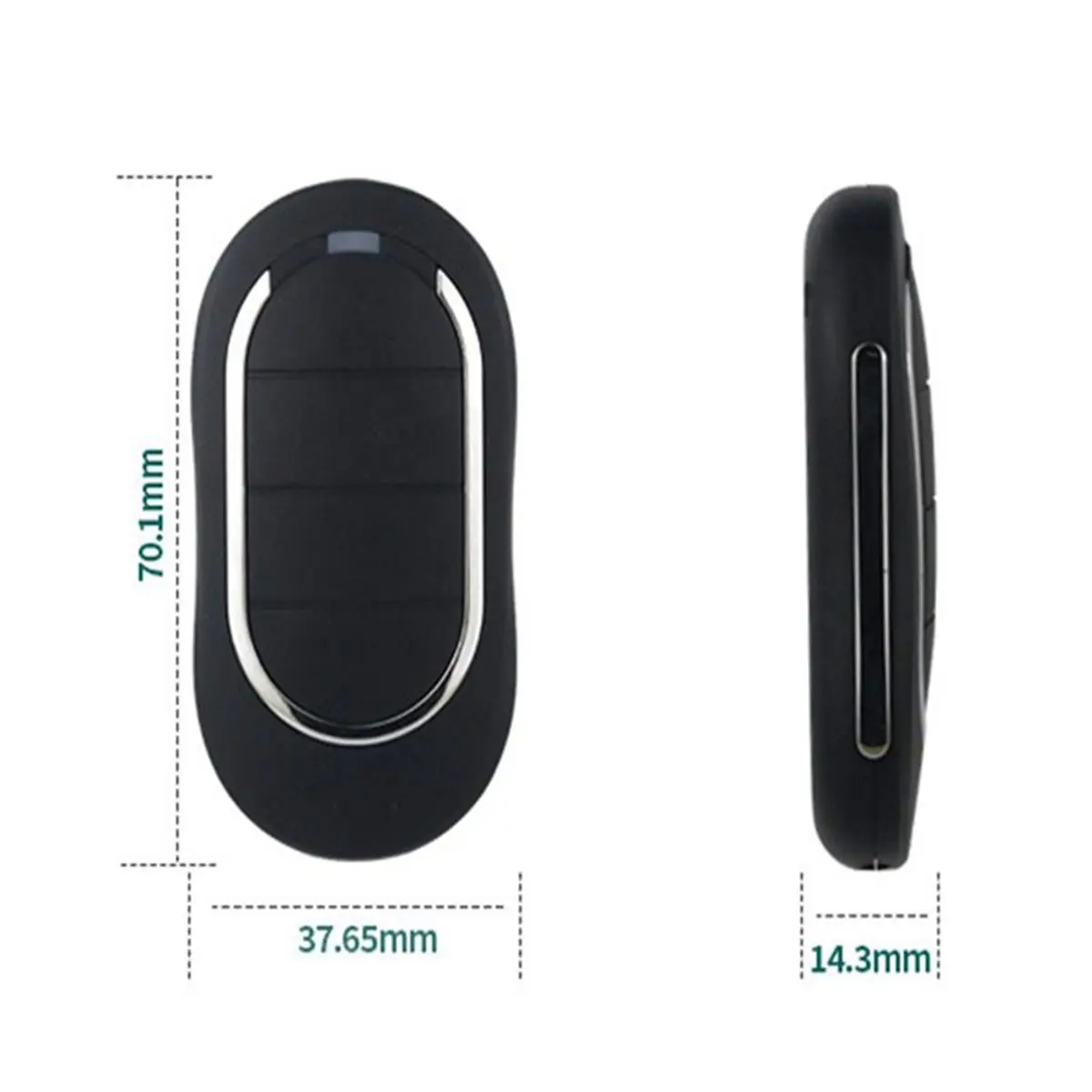 A85P 2pcs Remote Control 433MHz for Alutech AT4N AT-4N Gate Door Opener Automation 4 Buttons for the Garage Keys