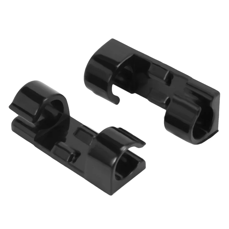 ABBN-60Pcs سلك تثبيت المشبك كليب سطح المكتب سلك واضح مقاطع حامل المشابك كابل كليب جهاز USB الحبل كليب حامل المنظم