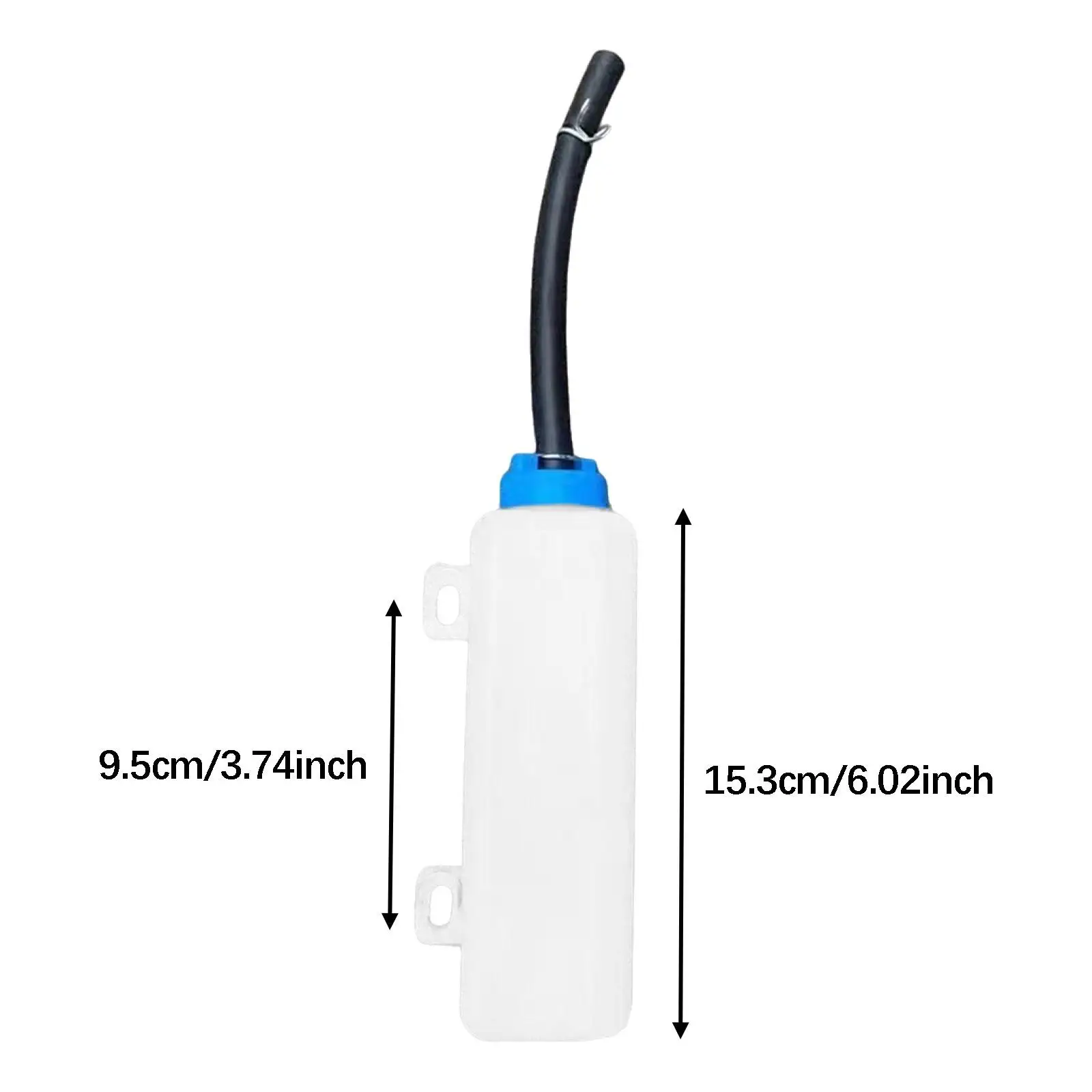 Tanque de agua para motor de motocicleta, tanque de desbordamiento resistente al desgaste confiable a prueba de fugas