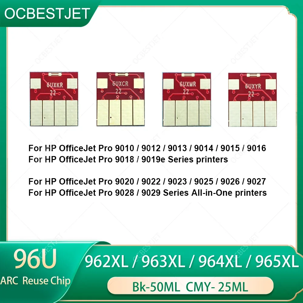 

2313A Новый чип ARC для HP 962 963 964 965xl 96U для HP 9010 9012 9013 9014 9015 9016 9020 9022 9023 9025 9026 9027 9028 ARC Chip