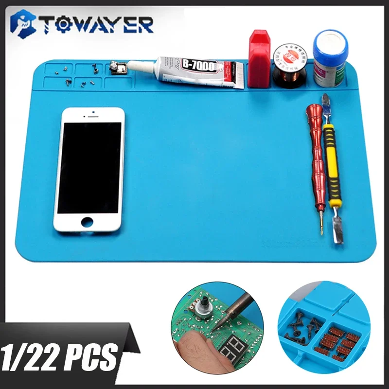 

Heat Insulation Woodworking Tools Mat Soldering Station Phone Computer Repair Mat Magnetic Heat-resistant Maintenance Hand Tools