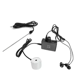 Waterpipe Pipe Water Leak Tester Hear Through Wall Water Monitor USB Rechargeable Metal Water Leak Meter with Headset For Repair