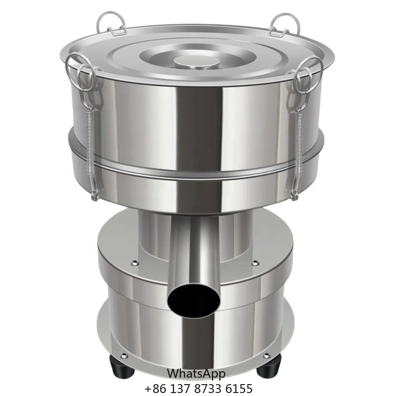 

2800 Mesh Stainless Steel 304 Electric Motor Rotary Vibrating Separator High Precision Screening Machine For Food Processing