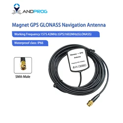 IP67 waterproof car GPS GLONASS Antenna Miniature Magnet Mounted antennas