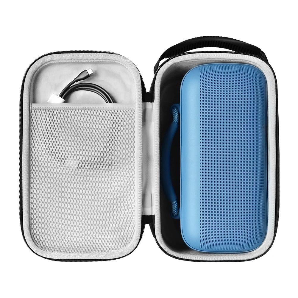 Étui de protection de voyage, étui de voyage Portable antichoc, anti-poussière avec poche en filet pour haut-parleur Portable Bose SoundLink Max