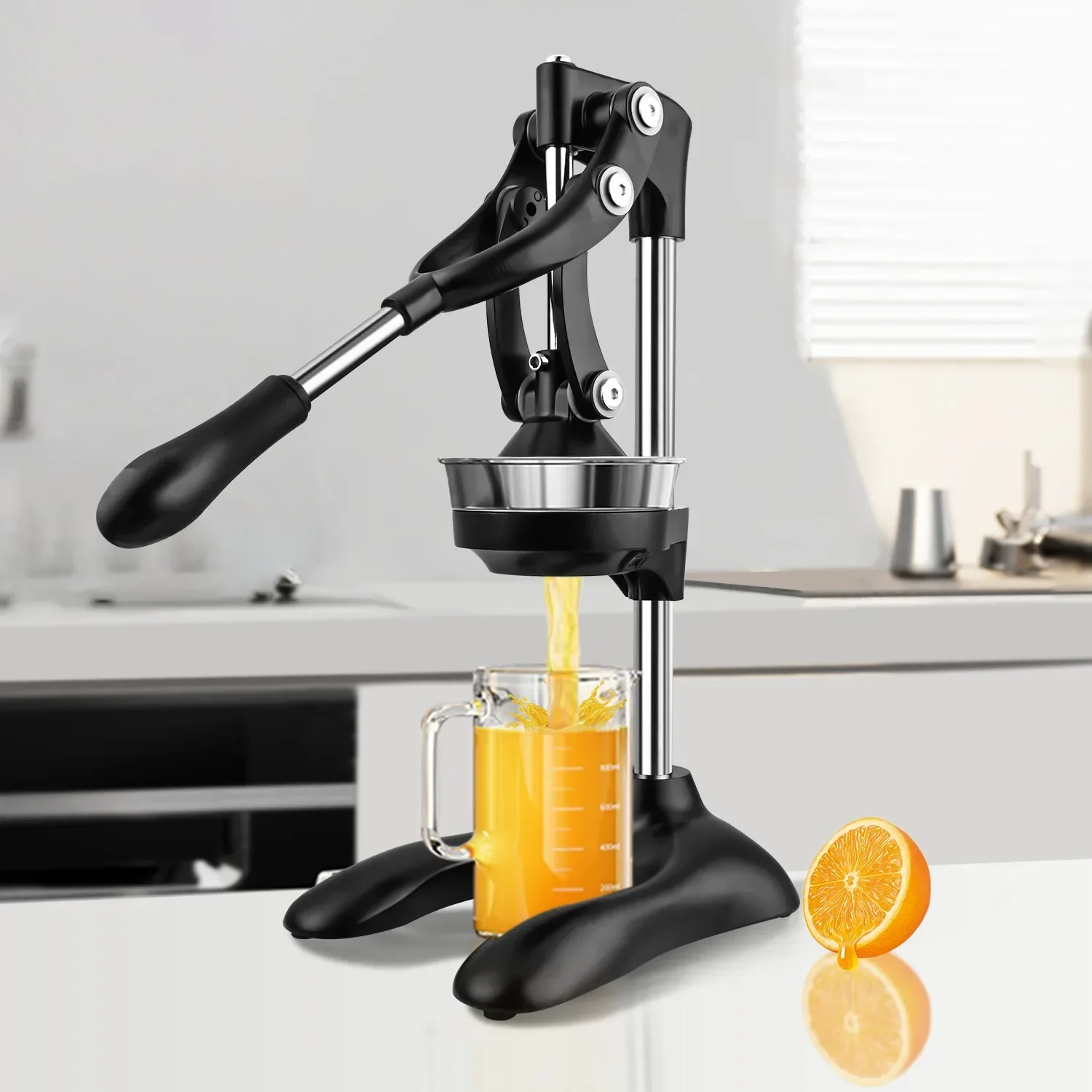 Stainless steel manual fruit juicer manual commercial fruit orange juicer juice maker kitchen gadgets