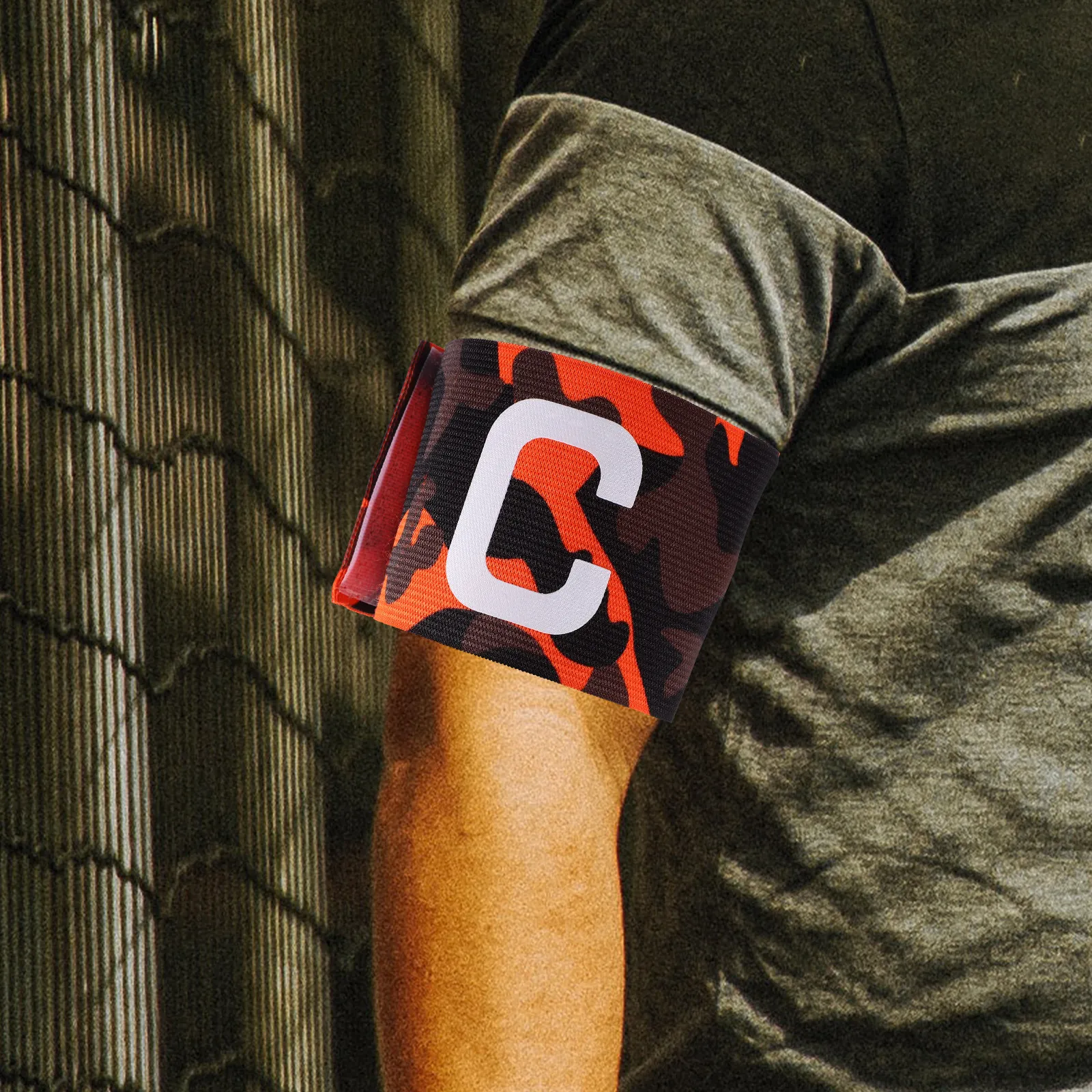 Soccer Captain Armband High-Visibility Color Fastening Strap Wear-Resistant Football Armband Team Leader Sport Arm Band Stadium