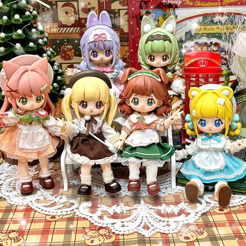 Nyzaii Dream Town Ob11 1/12 ตุ๊กตา Bjd Series 15 ซม.น่ารักอะนิเมะตัวเลข Mystery กล่อง Kawaii ของเล่นรูปตุ๊กตาของขวัญของเล่น