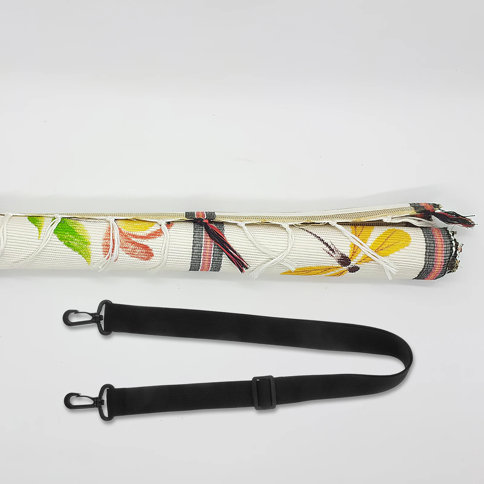 حزام كتف قابل للتعديل لأنابيب الملصق 3x130 سنتيمتر Crossbody حمل حزام هوك كليب قابل للسحب أنبوب فني متعدد الاستخدامات