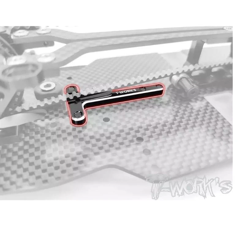 Original T works TE-X4-F-A 7075-T6 Alum Chassis T-bar ( For Xray X4 ) Professional Rc part