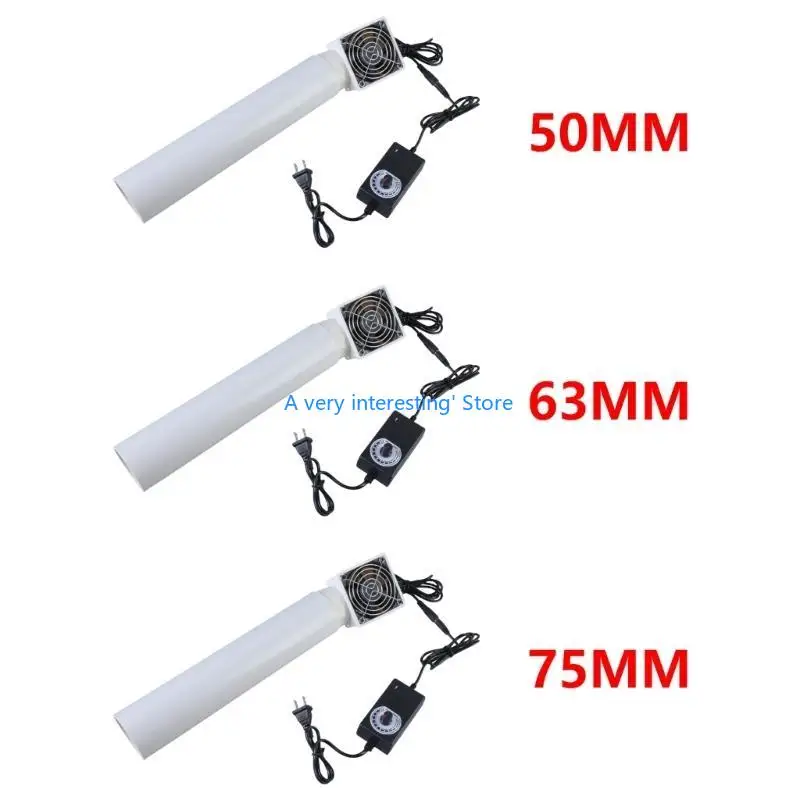 

12V 50mm/63mm/75mm Inlines Exhaust Duct Fan For Continuous Operation Ventilation U6XC