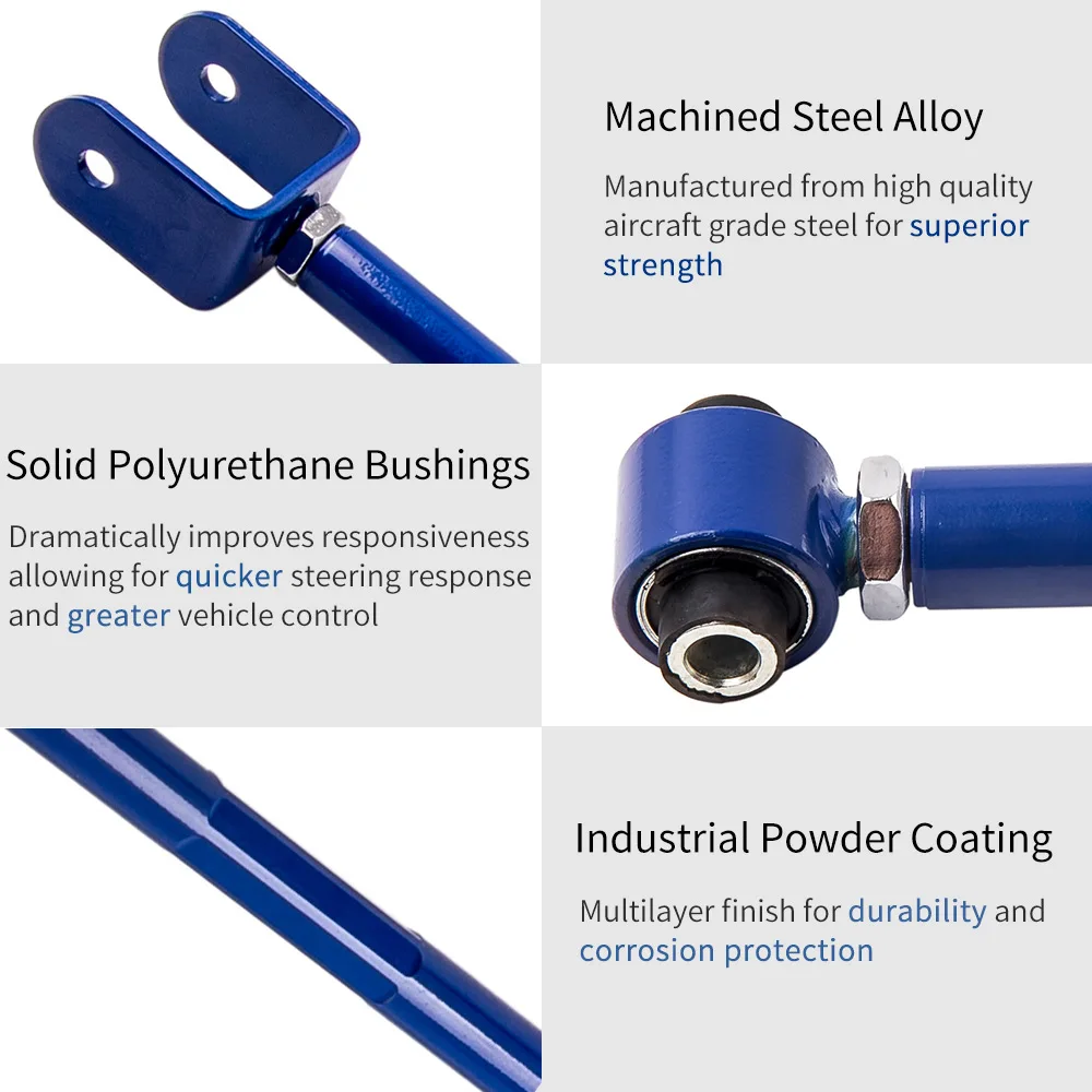 2 قطعة ذراع التحكم السفلي الخلفي الأسلحة لسيارات BMW E36 E46 E83 E85 E86 E89 323i 325i 328i لسيارات BMW 3 Series E36 316 M3 E46 Z4 كويلوفيرز #5