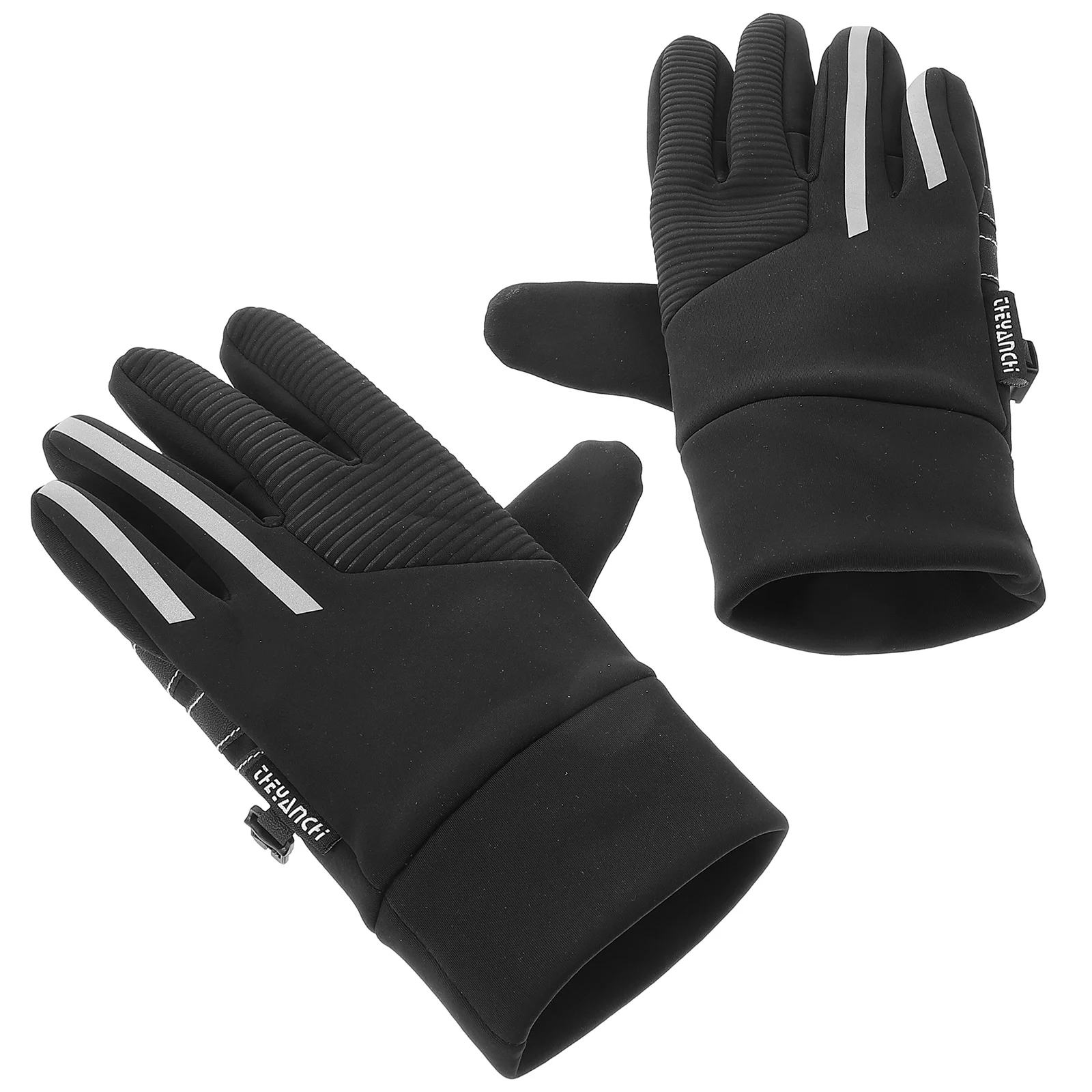 Men's Waterproof Cycling Gloves Fisherman Gloves Thicken Fleece lined Outdoor Sports Fishing Ski Glove Alternative