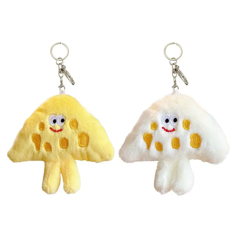 

Stuffed Cheese Keyring Cute Charm Plushies Kawaii Pendant Food Bread Plush For Kids Bag Accessories Backpack