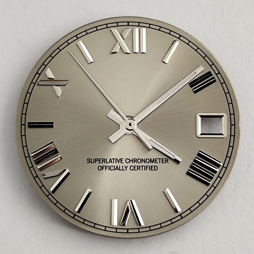 إكسسوارات ساعة NH35 مينا رومانية أيدي NH35 مضيئة باللون الأخضر مناسبة لساعة حركة NH35 NH36 للرجال #2